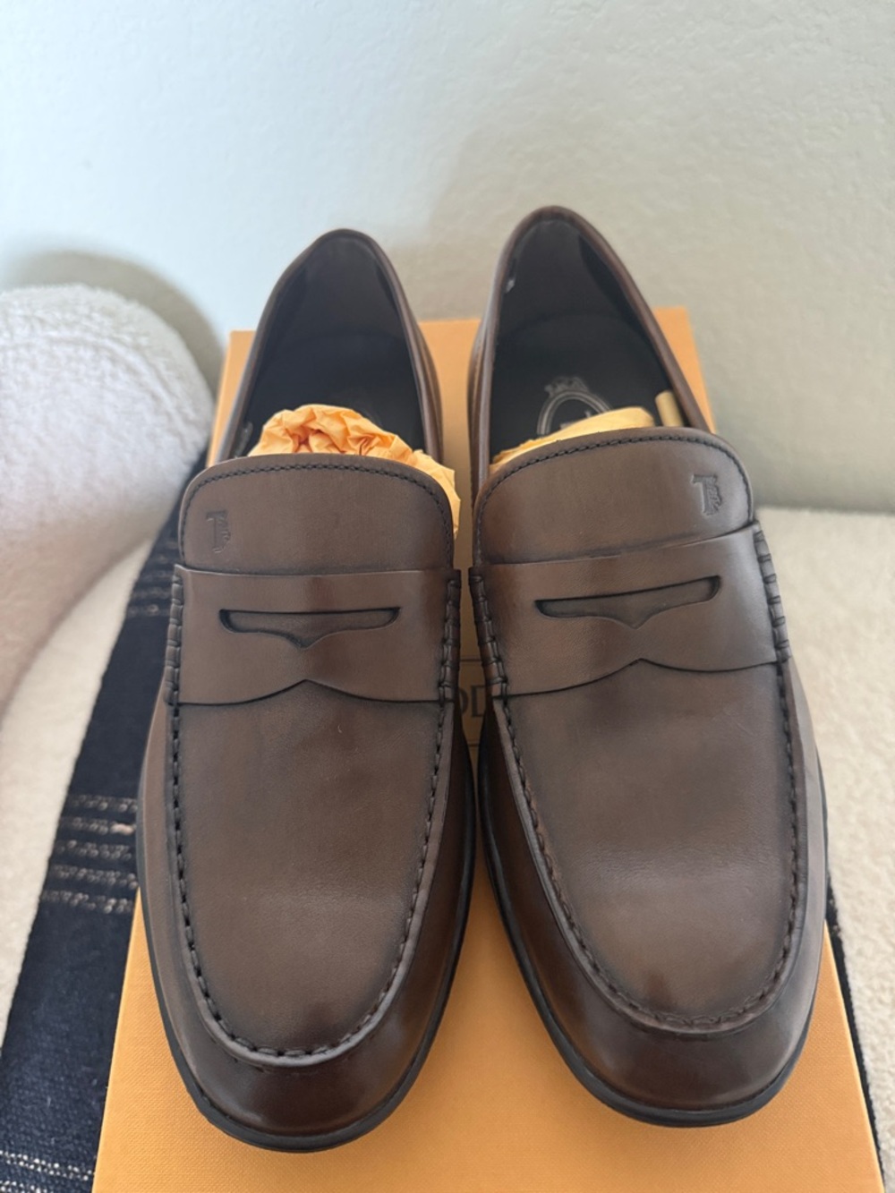 New Todd’s Penny Loafers - size 5